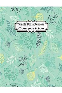 Simple Box Notebook Composition