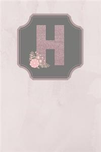 H: Monogram Journal for Women