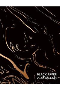 Black Paper Notebook
