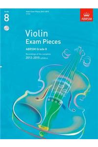 Violin Exam Pieces 2012-2015, ABRSM Grade 8