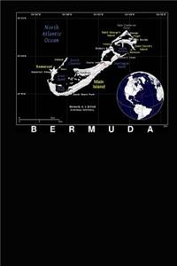 Modern Day Map of the Island Nation Bermuda Journal