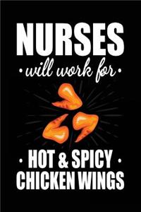 Nurses Will Work For Hot & Spicy Chicken Wings