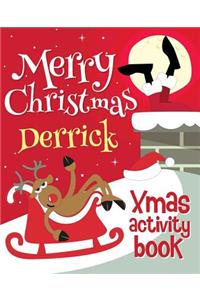 Merry Christmas Derrick - Xmas Activity Book