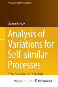 Analysis of Variations for Self-similar Processes