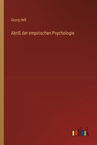 Abriß der empirischen Psychologie