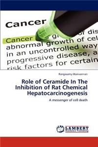 Role of Ceramide In The Inhibition of Rat Chemical Hepatocarcinogenesis