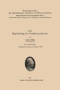 Zur Begrundung der Funktionentheorie