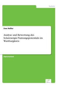 Analyse und Bewertung des Solarenergie-Nutzungspotentials im Wartburgkreis