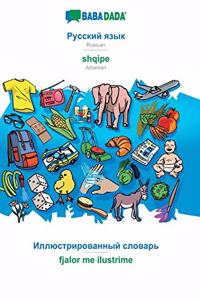 BABADADA, Russian (in cyrillic script) - shqipe, visual dictionary (in cyrillic script) - fjalor me ilustrime