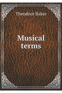 Musical Terms