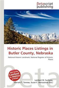 Historic Places Listings in Butler County, Nebraska
