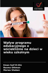 Wplyw programu edukacyjnego o wściekliźnie na dzieci w wieku szkolnym