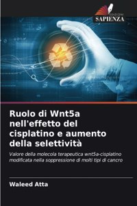Ruolo di Wnt5a nell'effetto del cisplatino e aumento della selettività