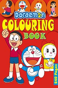 Doraemon Colouring Book Red