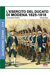 L'esercito del Ducato di Modena 1625-1818