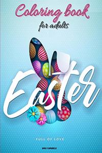 Easter coloring book for adults