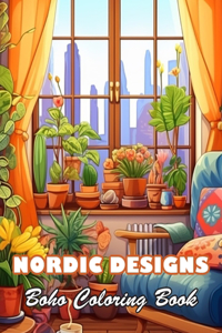 Nordic Designs Boho Coloring Book