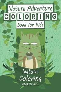 Nature Adventure Coloring Book for Kids