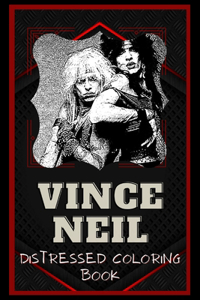 Vince Neil Distressed Coloring Book
