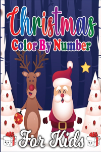 Christmas Color By Number For Kids