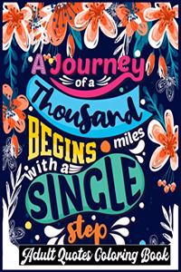 Adult Quotes Coloring Book