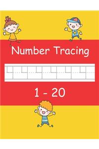 Number Tracing 1 - 20