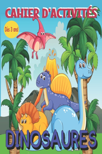 Cahier d'activité de dinosaures