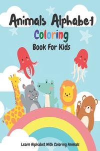 Animals Alphabet Coloring Books for Kids