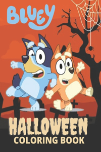 Bluey Halloween Coloring Book