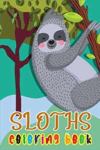 Sloths Coloring Book