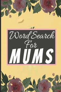 Word Search For Mums