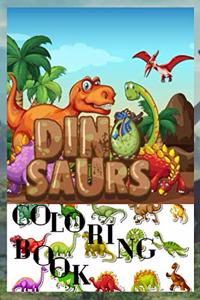 Dinosaur coloring book