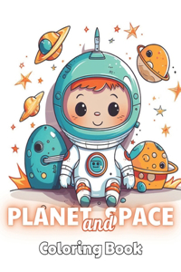 Planet and Space Coloring Book