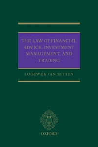 Law of Financial Advice, Investment Management, and Trading
