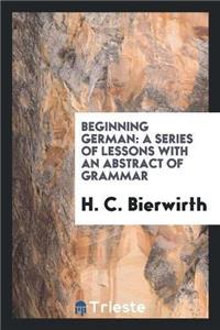 Beginning German