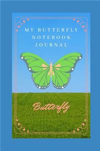 My Butterfly Notebook Journal (Lined Pages)