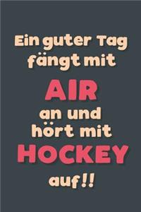 Ein guter Tag fängt mit Air hockey an