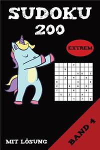 Sudoku 200 Extrem Mit Lösung Band 4