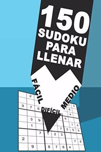 150 Sudoku Parallenar Fácil Difícil Medio