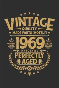 Vintage Quality Made Parts (Mostly) 1969 Original Perfectly Aged Original Parts Limited Edition