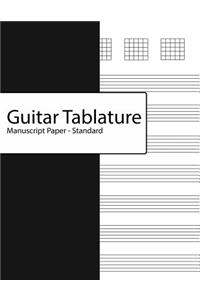 Guitar Tablature Manuscript Paper - Standard