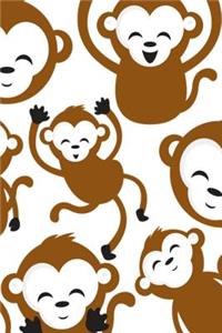 A Cute Monkey Notebook