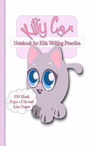 Kitty Cat Notebook for Kid's Writing Practice