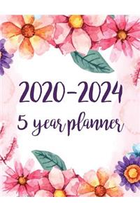 2020-2024 5 year planner