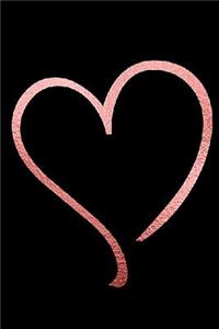 Romantic Heart Notebook