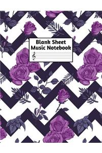 Blank Sheet Music Notebook