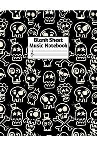 Blank Sheet Music Notebook