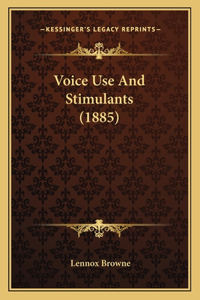 Voice Use And Stimulants (1885)