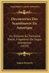 Decouvertes Des Scandinaves En Amerique