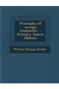 Principles of Sewage Treatment